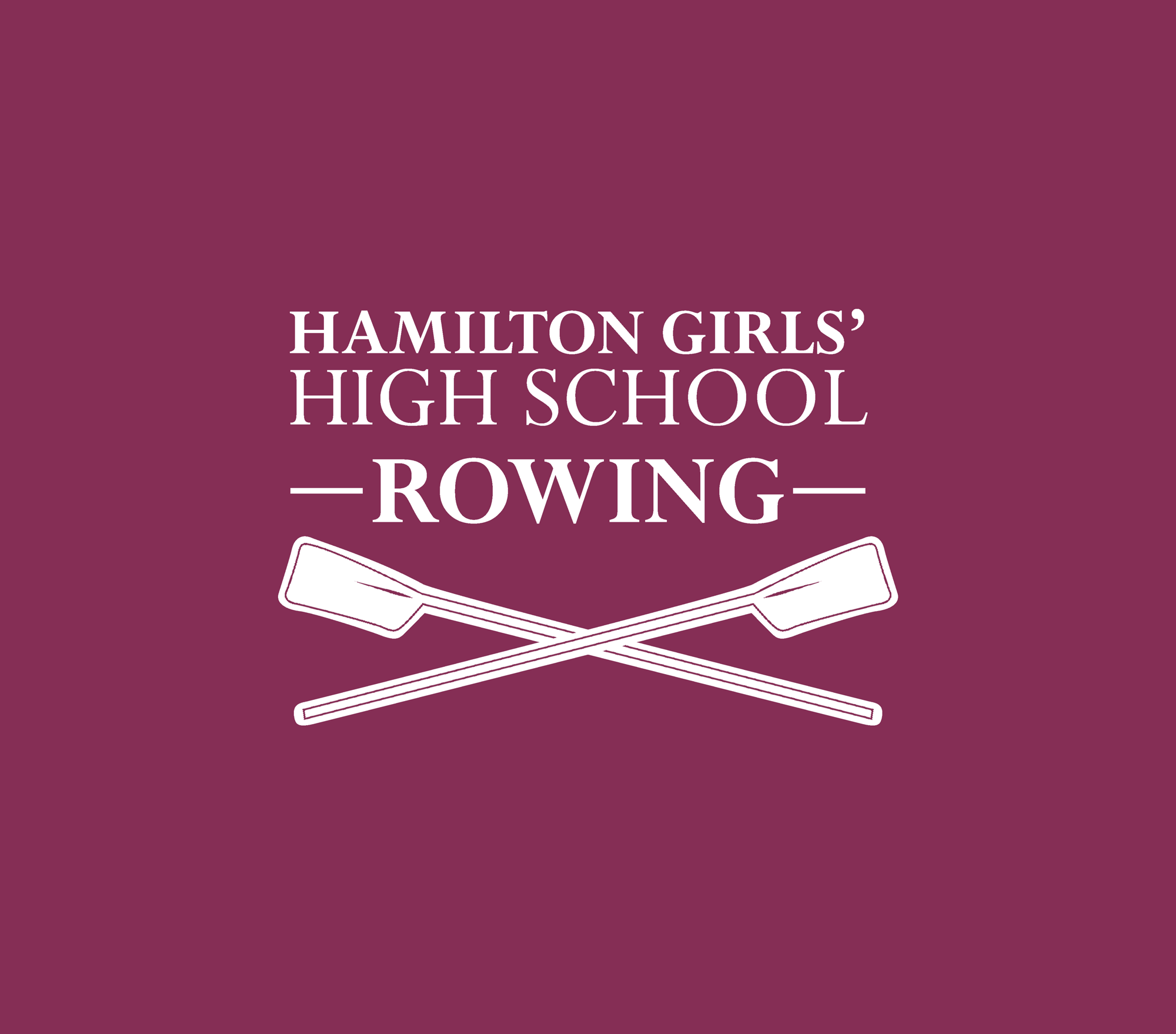 Hamilton Girls' High School Rowing Supporters Gear 2025/26