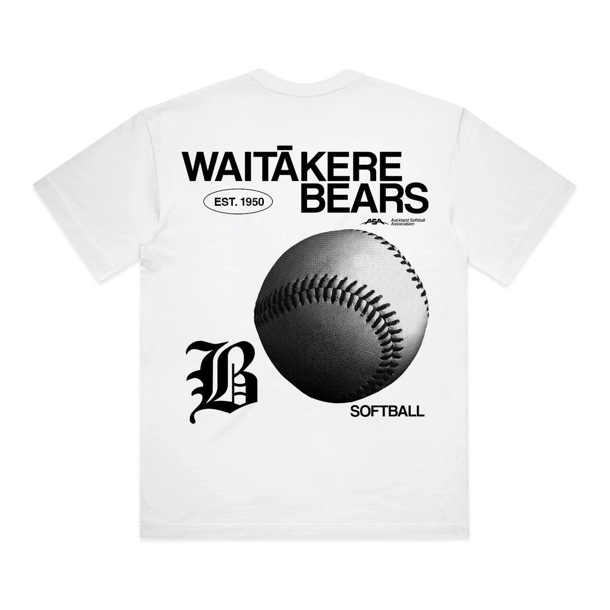 Bears Halftone - Boxy Fit
