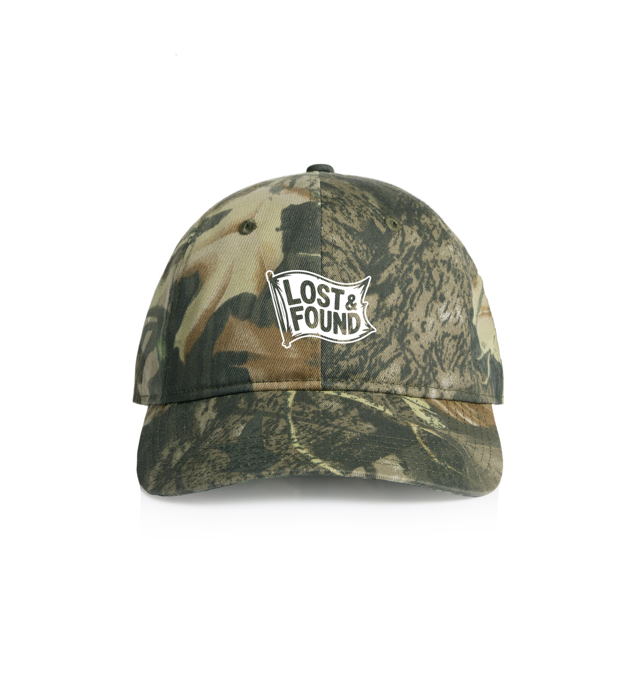 Hunting Camo Flag Cap